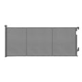 Keezi Retractable Gate Baby Gate Pet Safety Fence Extends up to 400cm Grey