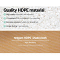 Instahut Shade Cloth 90% 1.83x10m Heavy Duty Beige