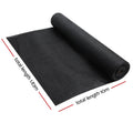 Instahut Shade Cloth 90% 1.83x10m Black Heavy Duty