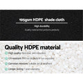 Instahut 90% Shade Cloth 1.83x20m Black Heavy Duty