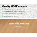 Instahut 90% Shade Cloth 3.66x10m Heavy Duty Beige