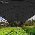 Instahut 90% Shade Cloth 3.66x10m Black Heavy Duty