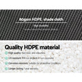 Instahut Shade Cloth 30% 3.66x10m White Heavy Duty