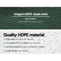 Instahut Shade Cloth 50% 3.66x20m Heavy Duty Green