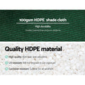 Instahut 50% Shade Cloth 3.66x30m Heavy Duty Garden Mesh Roll