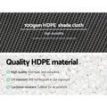 Instahut Shade Cloth 50% 3.66x30m White Heavy Duty