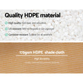 Instahut 70% Shade Cloth 3.66x30m Heavy Duty Beige