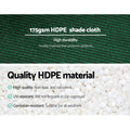 Instahut 70% Shade Cloth 3.66x30m Heavy Duty Green