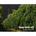 Instahut Shade Cloth 30% 3.66x30m Black Heavy Duty