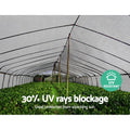 Instahut Shade Cloth 30% 3.66x30m White Heavy Duty