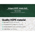 Instahut 50% Shade Cloth 1.83x20m Heavy Duty Green