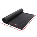 Instahut Shade Cloth 10x2m Black UV Resistant Sun Shade Patio