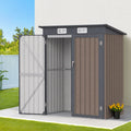 Giantz Garden Shed 1.62x1M Outdoor Storage Tool Workshop House Shelter Brown