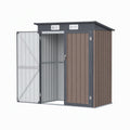 Giantz Garden Shed 1.62x1M Outdoor Storage Tool Workshop House Shelter Brown