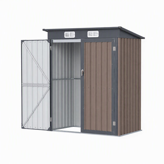 Giantz Garden Shed 1.62x1M Outdoor Storage Tool Workshop House Shelter Brown