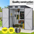 Giantz Garden Shed 1.62x1M Outdoor Storage Tool Workshop House Shelter Brown