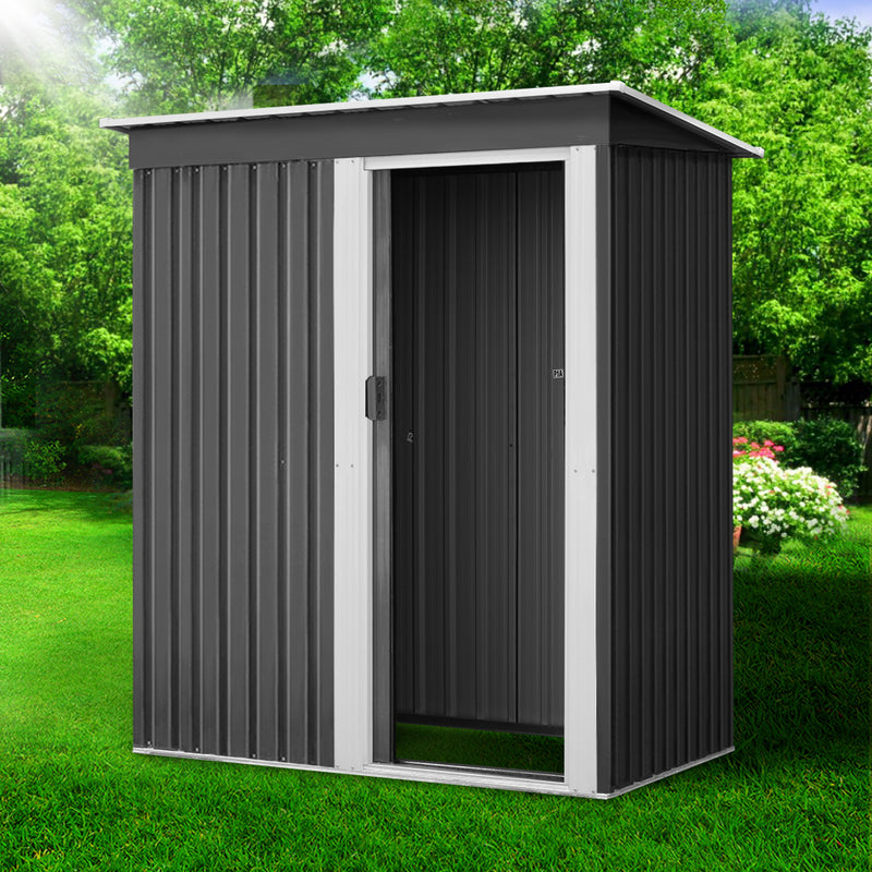Giantz Garden Shed 1.62x0.86M Outdoor Storage Sliding Door