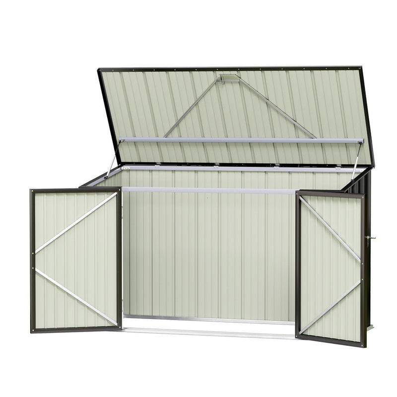 Giantz Garden Shed 2.22x0.91M Double Door Outdoor Storage Tool