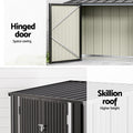 Giantz Garden Shed 2.22x0.91M Double Door Outdoor Storage Tool