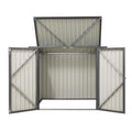 Giantz Wheelie Bin Storage Shed Steel Outdoor Lockable Cabinet