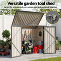 Giantz Wheelie Bin Storage Shed Steel Outdoor Lockable Cabinet