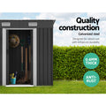 Giantz Garden Shed 1.94x1.21m Metal Base Outdoor Storage Sliding