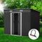 Giantz Garden Shed 2.38x1.31m Metal Outdoor Storage Sliding Door