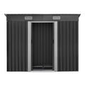 Giantz Garden Shed 2.38x1.31M Metal Base Outdoor Storage