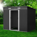 Giantz Garden Shed 2.38x1.31M Metal Base Outdoor Storage