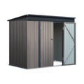 Giantz Garden Shed 2.31x1.31M Metal Outdoor Storage Double Door