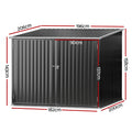 Giantz Garden Shed 2.06x1.96M Outdoor Storage Tool Workshop