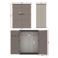 Giantz Garden Shed Tool Workshop Storage Lockable Doors
