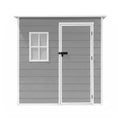 Giantz Garden Shed Outdoor Storage Box 1.87x1.28M Resin Tool Shed Backyard Grey