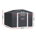 Giantz Garden Shed 3x3M Outdoor Storage Tool Workshop