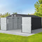 Giantz 3x5.38m Garden Shed Outdoor Storage Workshop Tool House