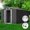 Giantz 2.6x3.9M Garden Shed Metal Base Sliding Door Storage