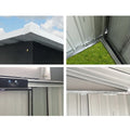 Giantz Garden Shed 1.96x1.32M Metal Storage Sliding Door
