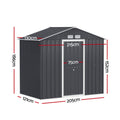 Giantz Garden Shed 2.15x1.3M Outdoor Storage Tool Workshop Sliding Door