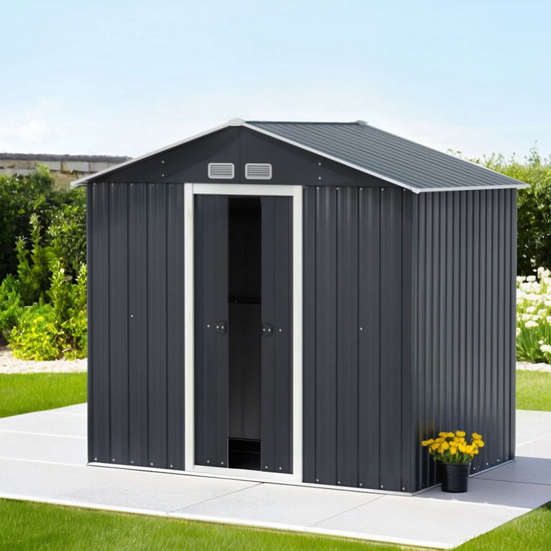 Giantz Garden Shed 2.15x1.3M Outdoor Storage Tool Workshop Sliding Door