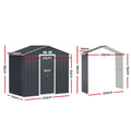 Giantz Garden Shed 2.15x1.74M Outdoor Storage Tool Workshop w/Kit