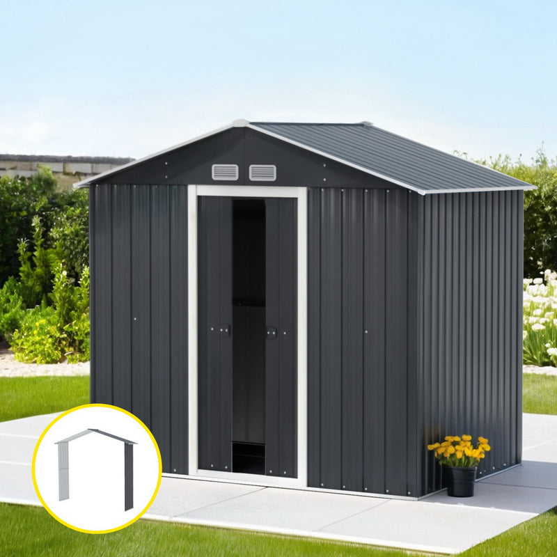 Giantz Garden Shed 2.15x1.74M Outdoor Storage Tool Workshop w/Kit