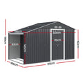 Giantz Garden Shed 3.22x1.96m Outdoor Storage Tool Workshop