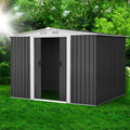 Giantz Garden Shed 2.58x2.07M Metal Storage Workshop Sliding Door