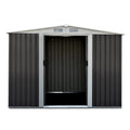 Giantz Garden Shed 2.58x2.07m Metal Base Double Door Storage