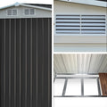 Giantz Garden Shed 2.58x2.07m Metal Base Double Door Storage