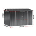 Giantz Garden Shed 3x2.18m Outdoor Storage Tool Workshop