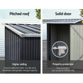 Giantz Garden Shed 2.49x1.04M Steel Tool Storage Workshop