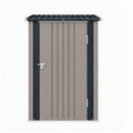 Giantz Garden Shed Outdoor Storage Metal Tool Shed Steel 99x104cm Brown
