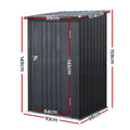 Giantz Garden Shed 0.99x1.04m Steel Outdoor Storage Tool