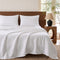 Giselle Double 500TC Cotton 4Pcs Sheet Set with 40cm Extra Deep Pocket for Thick Mattresses Sateen Weave for Sweaty Nights White